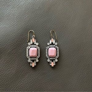 J. Crew Pink and Silver Earrings